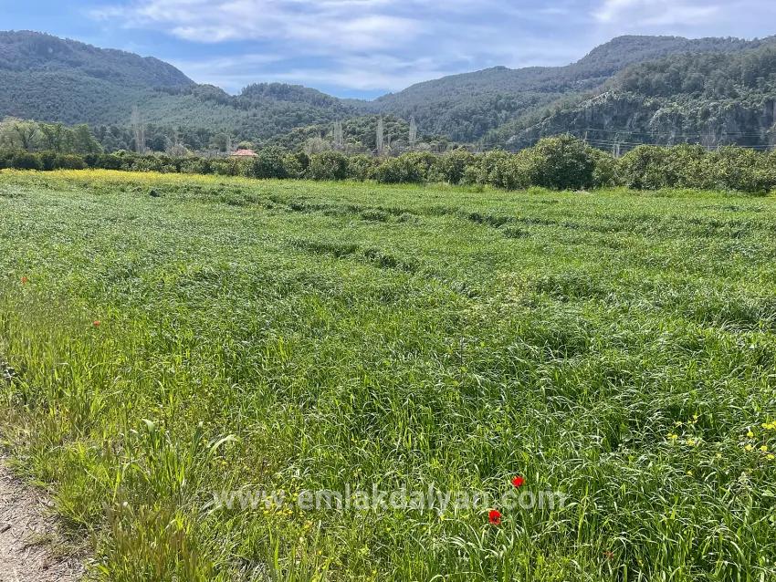 In Okçular Einem 736m2 Großen, 250m2 Großen Bau Genehmigten Verkäuflichen Grundstück