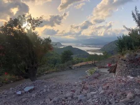 Grundstück Zu Verkaufen Mit 1000M2 Meerblick In Gokbel