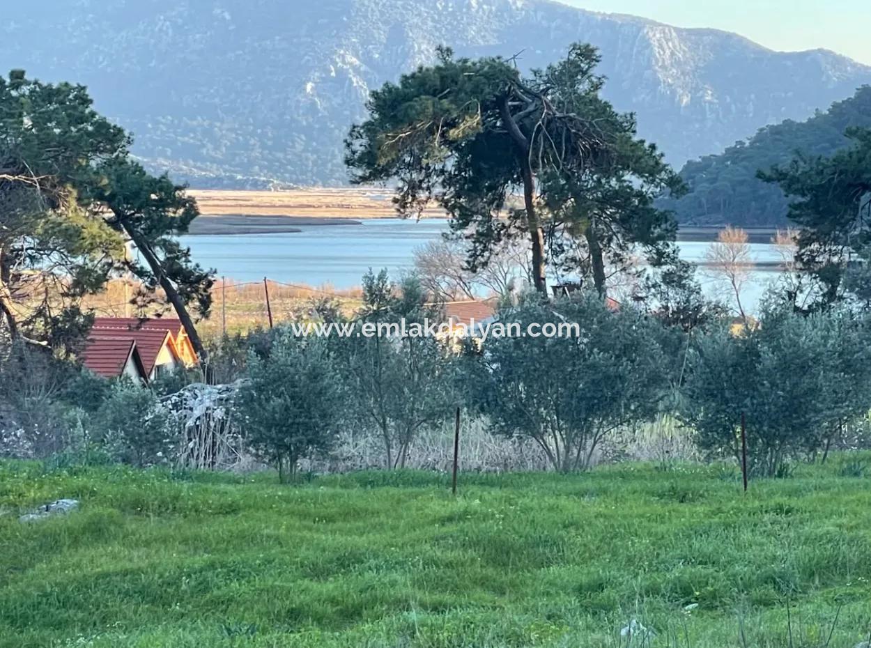 Çandır'sa Land For Sale With Sea And Lake View 545M2