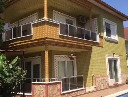 Konakli Alanya, Telatiye Quarter Villa For Sale Near The Sea In The Locality Of The Cornerstone In The Plot 338M2