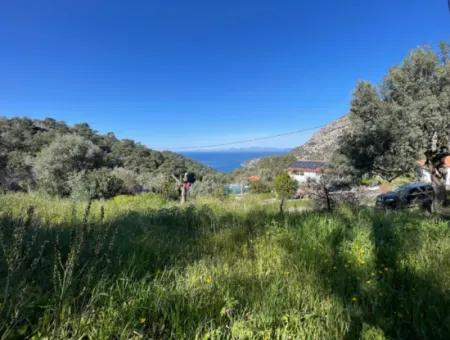 Village House For Sale In 4,400M2 Land With Full Sea View In Gökbel