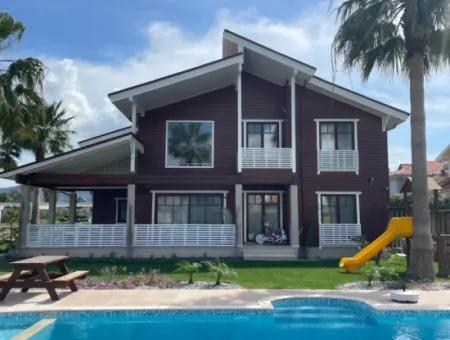 Duplex Wooden Villa For Sale In Dalyan Gülpınar On 900M2 Land