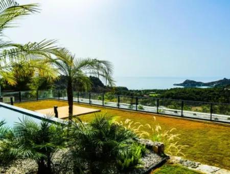 Stone Villa For Sale With Sea View In Sarigerme