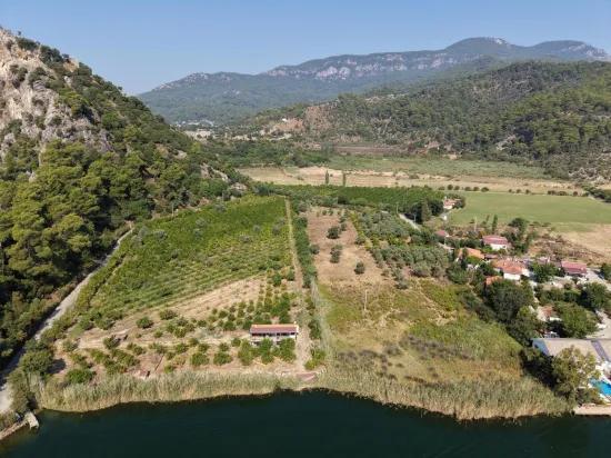 Село Köyceğiz в районе Çandır, у канала, 20.000м2 продажа поля