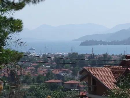 Göcekde Satılık Arsa Fethiye Göcekde 1020M2 Full Deniz Manzaralı Satılık Arsa